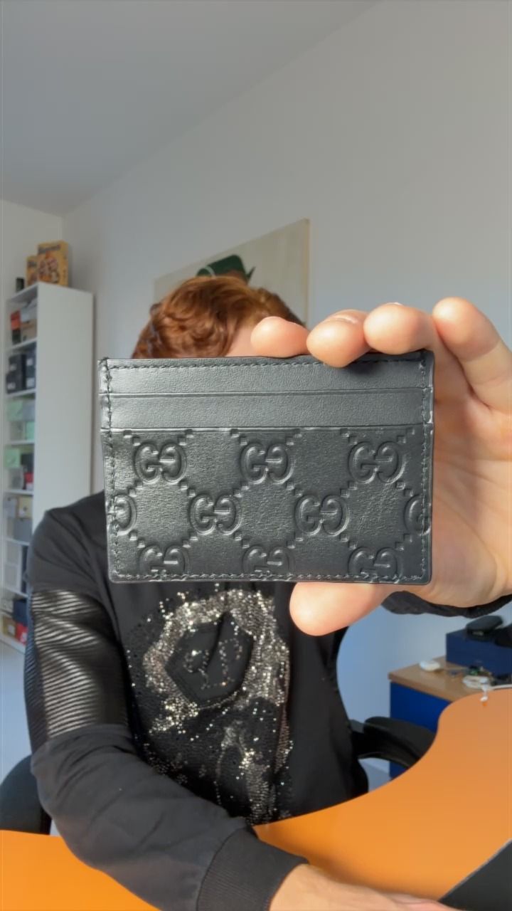 Gucci PORTACARTE GUCCI CLASSICO NERO product image