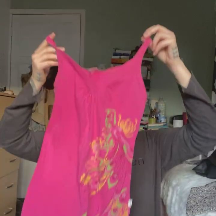 Other carmel y2k pink cami product image