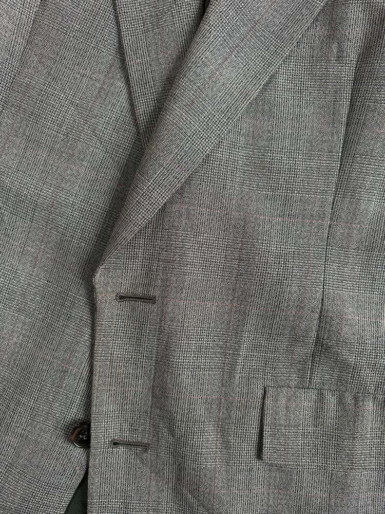 Christian Dior Monsieur 1990s Wool Check Single Breasted Blazer - 42R/XL 12