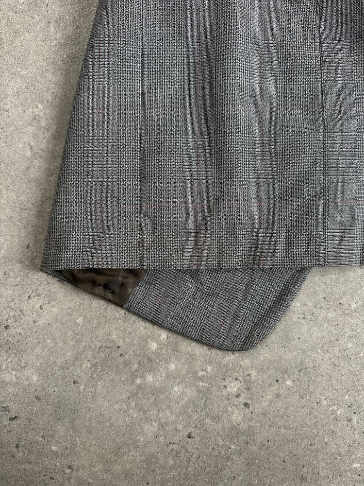 Christian Dior Monsieur 1990s Wool Check Single Breasted Blazer - 42R/XL 3