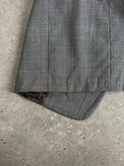 Christian Dior Monsieur 1990s Wool Check Single Breasted Blazer - 42R/XL 3