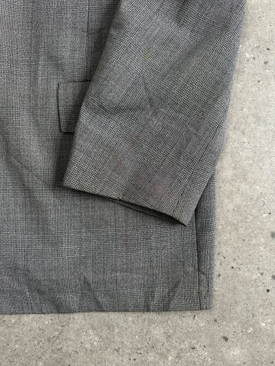 Christian Dior Monsieur 1990s Wool Check Single Breasted Blazer - 42R/XL 2