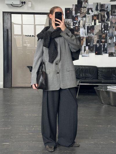 Christian Dior Monsieur 1990s Wool Check Single Breasted Blazer - 42R/XL 6