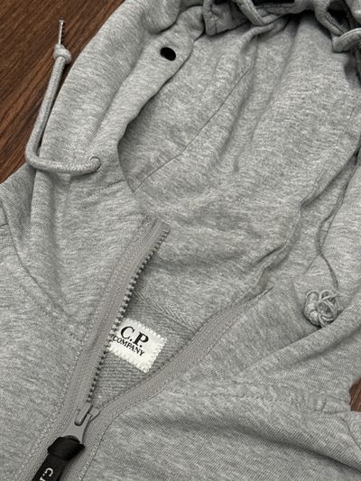 C.P. Company Grey Zip-Up Hoodie