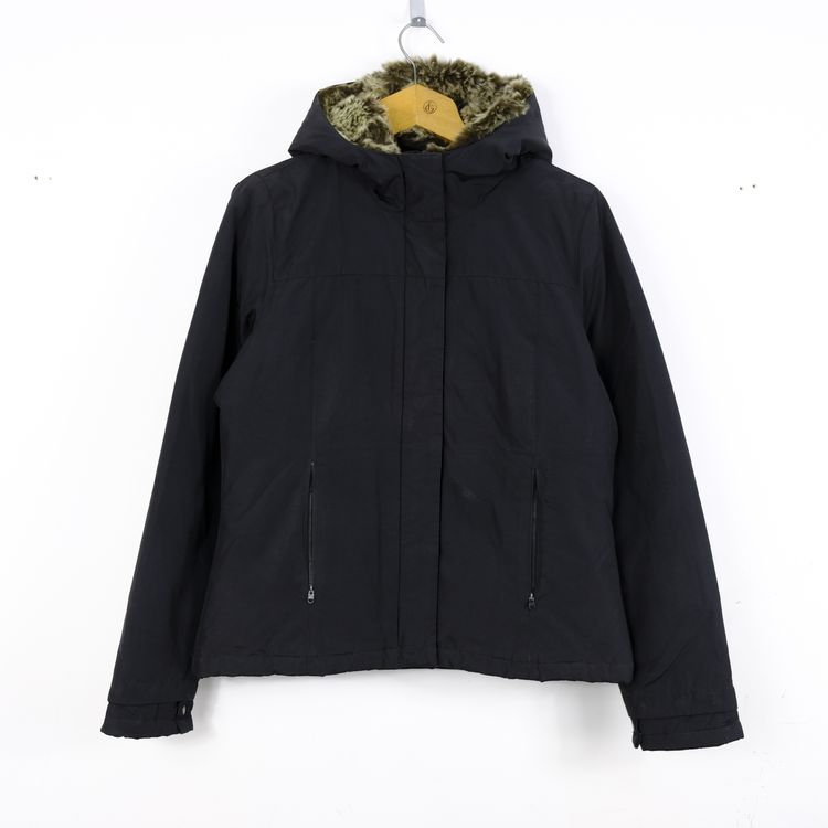 Woolrich Black Hooded Jacket Taglia L