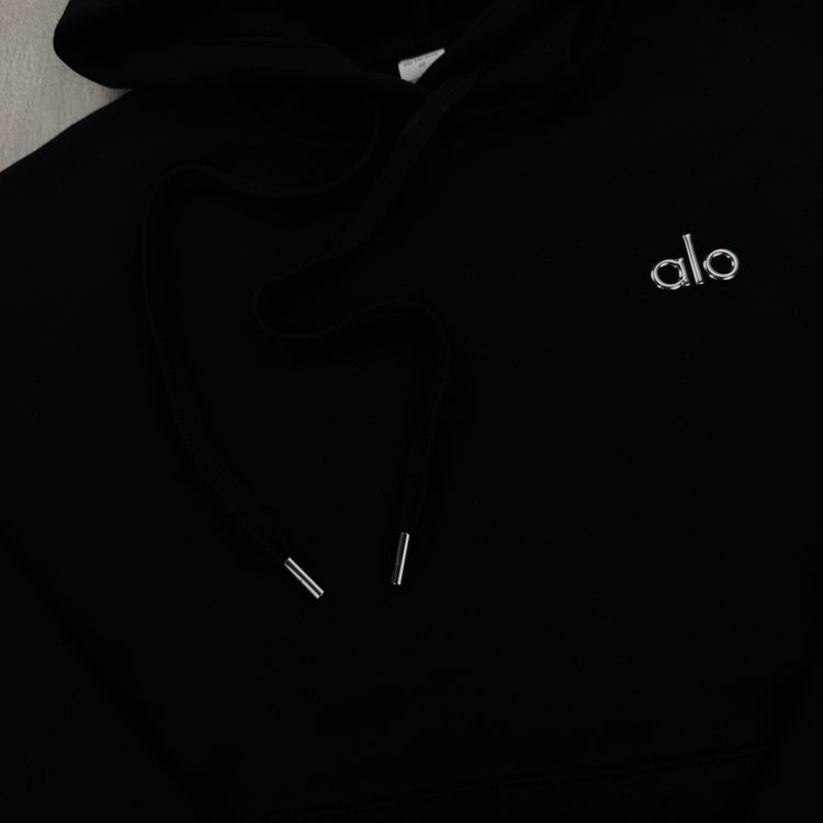 Alo Women’s Pullover Black Hoodie 4