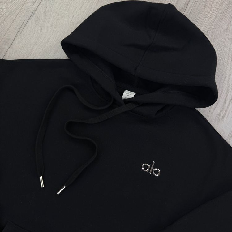 Alo Women’s Pullover Black Hoodie 6