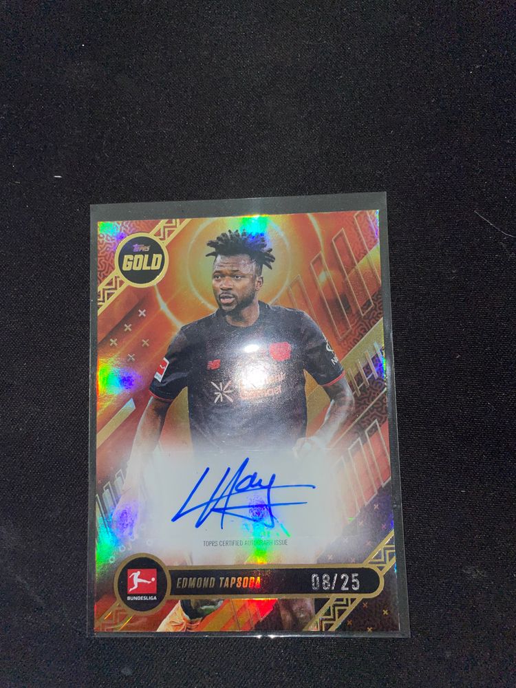 Topps Bundesliga Gold 2025/26 Edmond Tapsoba Autograph Card
