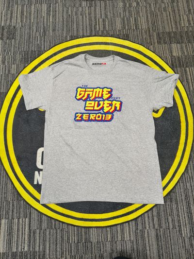 Zero13 Game over Grey T-Shirt, brand new, all sizes