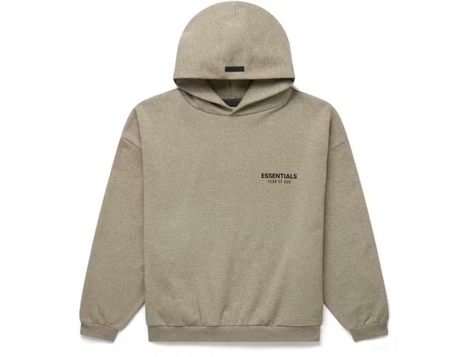 Fear of God Essentials Fleece Hoodie (FW24) Heather Gray