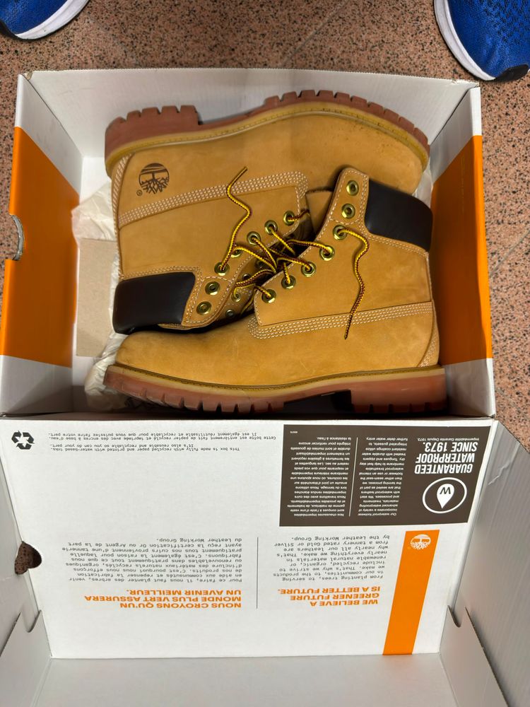 Timberland 6 Inch Waterproof Boot Wheat Nubuck
