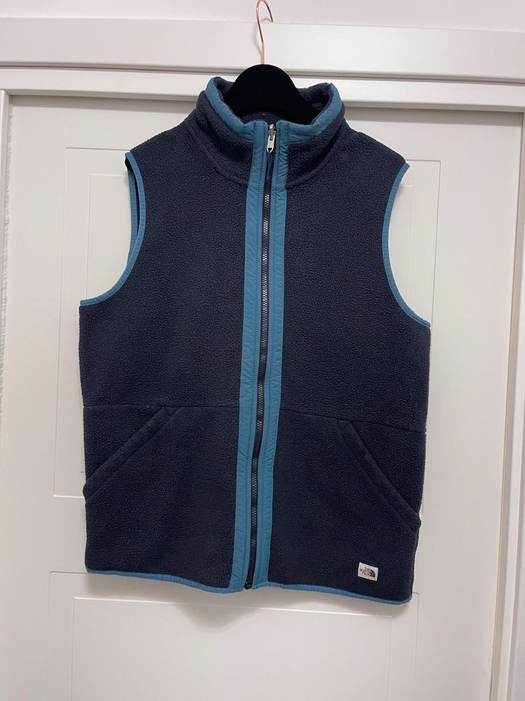 Gilet the North Face Blue Sleeveless Fleece Vest