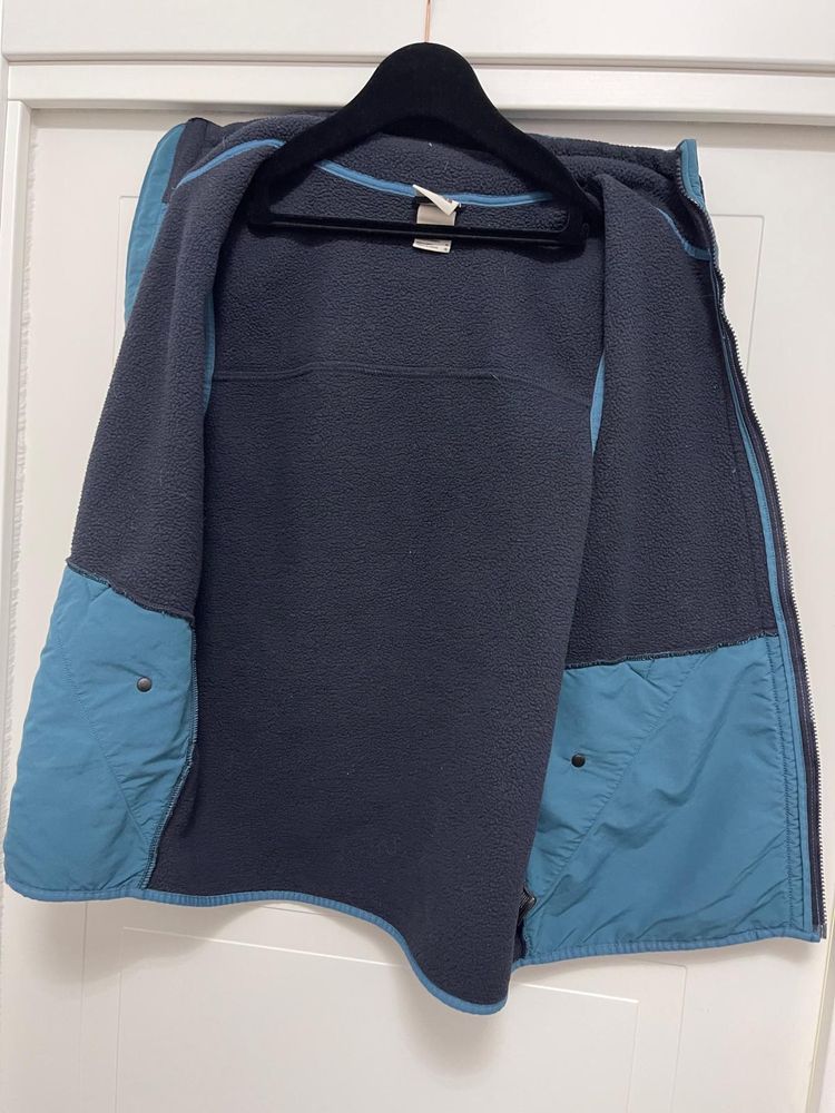 Gilet the North Face Blue Sleeveless Fleece Vest obraz 5