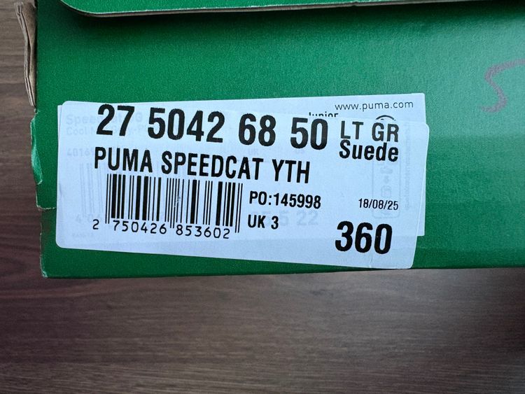 Puma Speedcat Yth Shoes 8