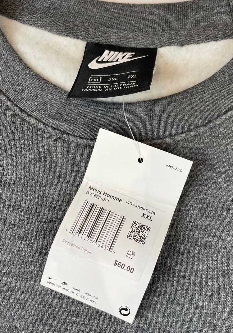 Nike Grey Sweatshirt image 4