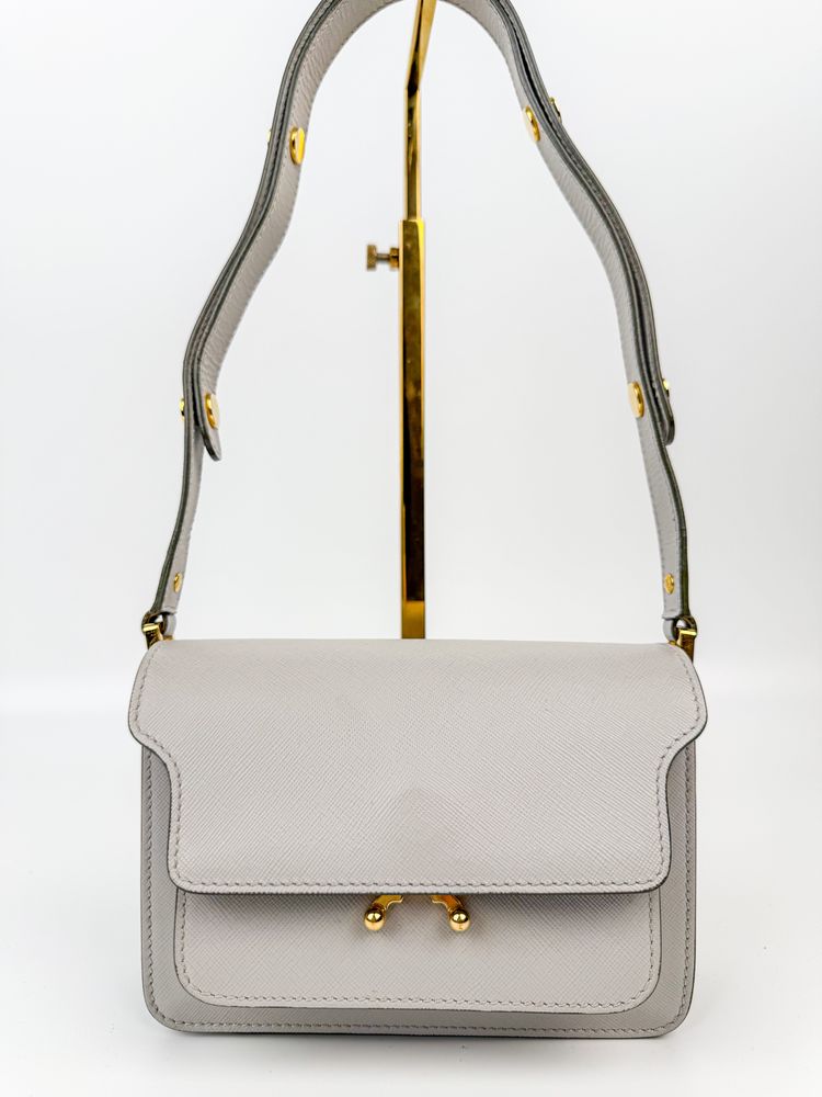 Marni Grey Leather Shoulder Bag product image
