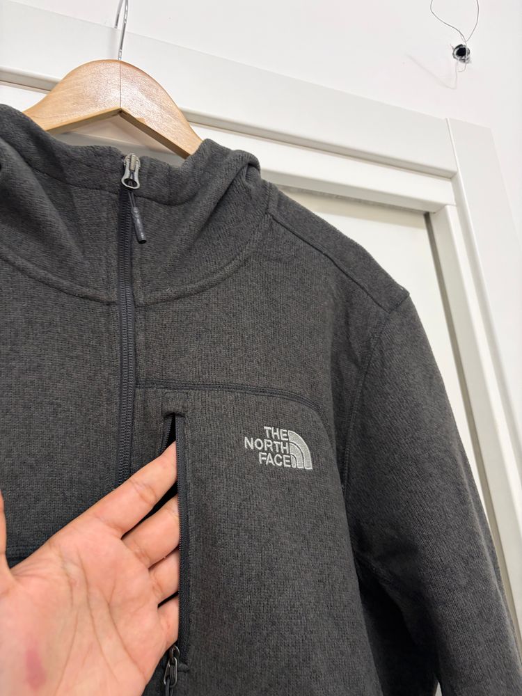 The North Face Men'S Fleece Jacket With Hood obraz 5