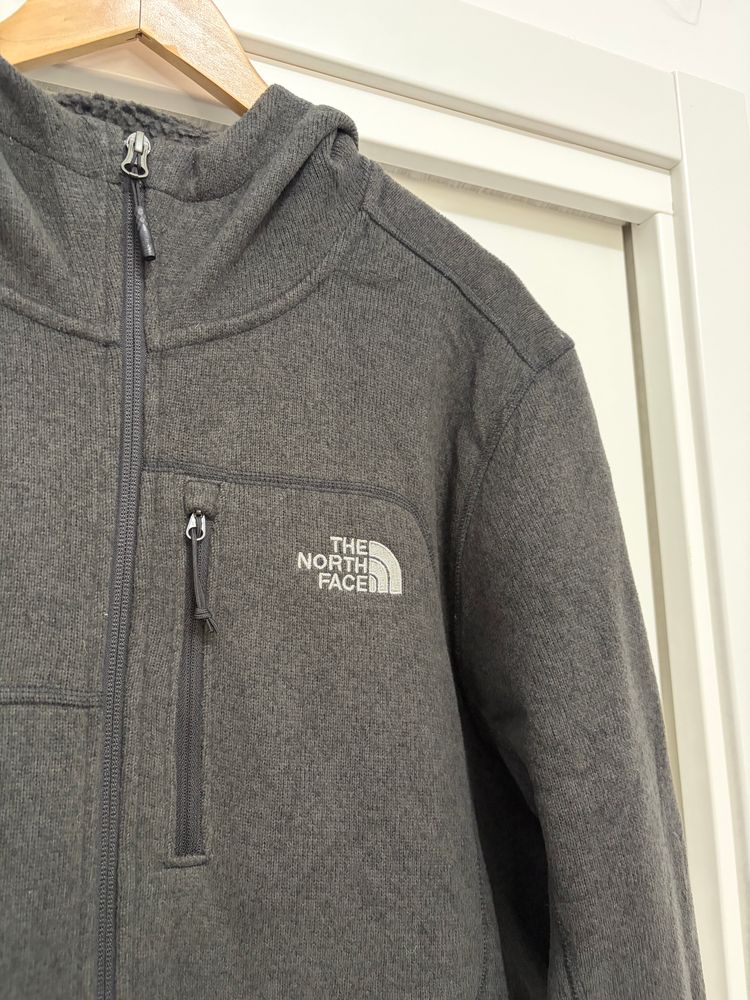 The North Face Men'S Fleece Jacket With Hood obraz 2