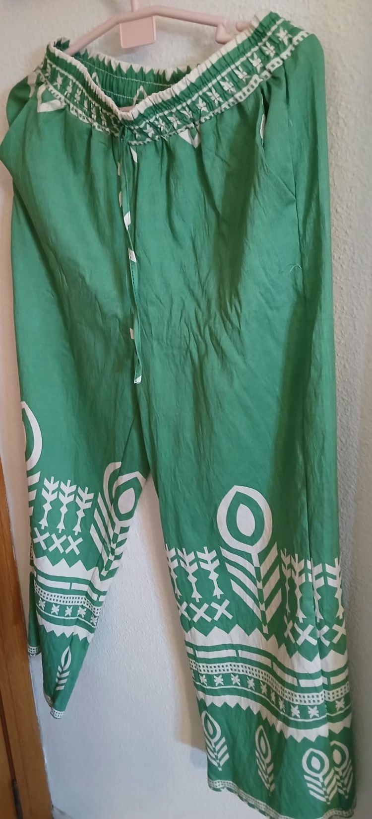 Green Patterned Pants 2
