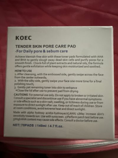 Koec Pore Care Pad 2