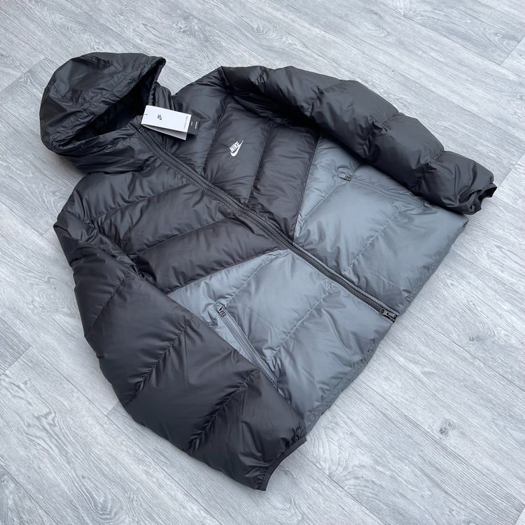 Nike Therma Fit ADV Down Fill Zip Puffer Jacket Coat - Black [HQ7790-061] image 1