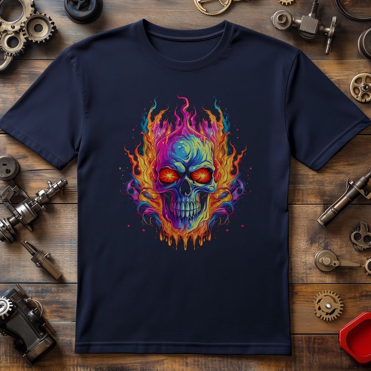Skull Flame 4 T-Shirt - Ignite Your image 5