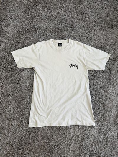 Stussy White Graphic T-Shirt