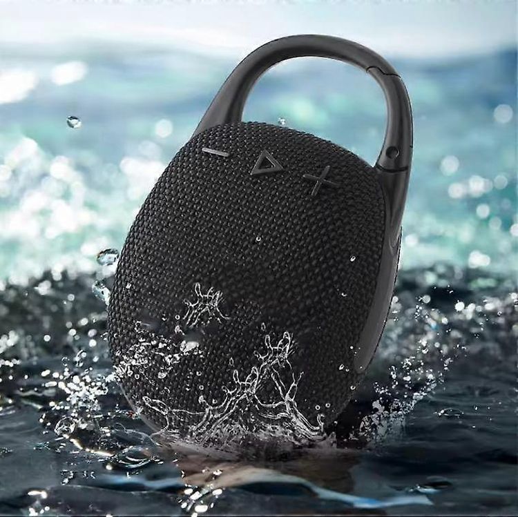 Portable Clip-On Wireless Bluetooth 5.3 Speaker IPX6 Waterproof 8W Super Bass | 12H Playtime Outdoor Mini Travel Speaker with Carabiner image 3