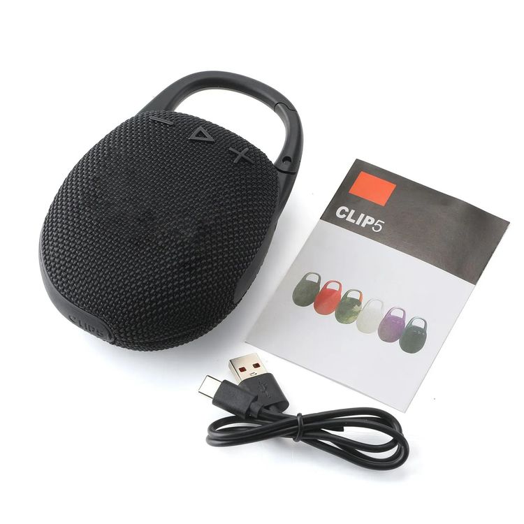 Portable Clip-On Wireless Bluetooth 5.3 Speaker IPX6 Waterproof 8W Super Bass | 12H Playtime Outdoor Mini Travel Speaker with Carabiner image 4