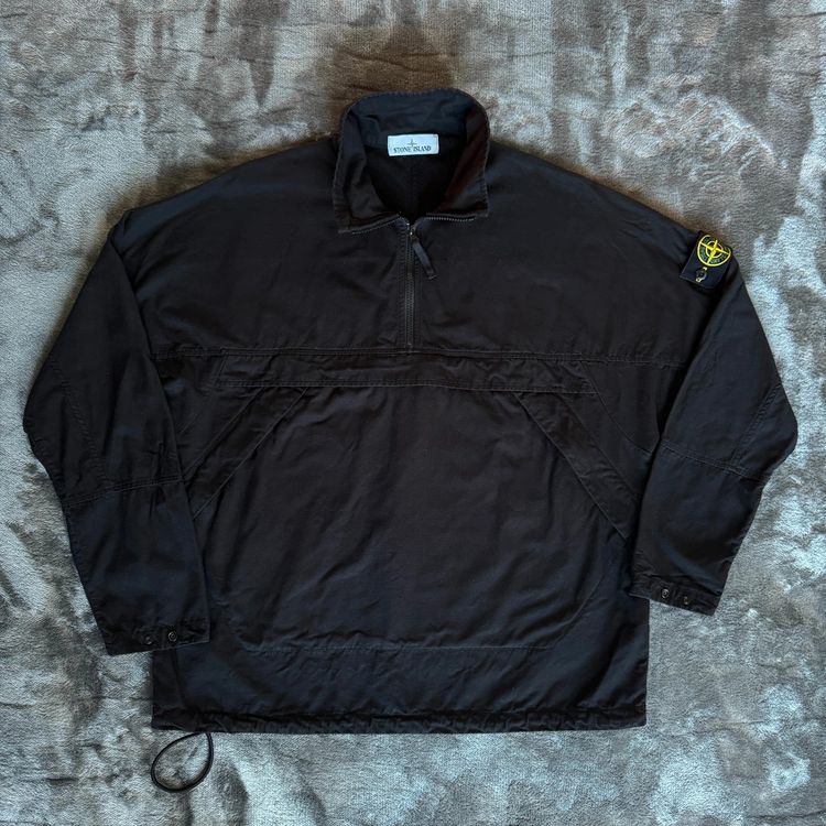 Stone Island Black Ripstop Smock Jacket - Medium image 1