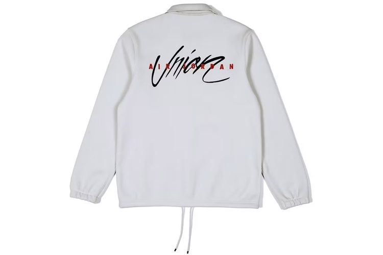 Jordan x Union Coaches Jacket Bone imagen 3