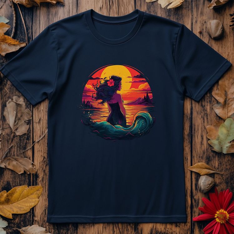 Retrowave Mermaid T-shirt image 5