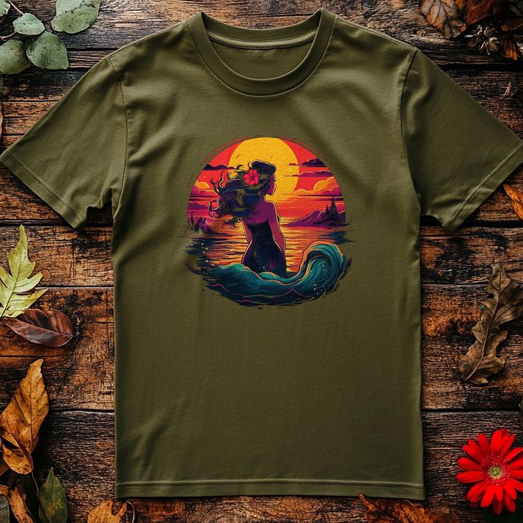 Retrowave Mermaid T-shirt image 2