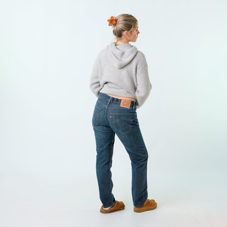Immagine di Navy Blue y2ks Levi's 508 Denim Jeans Pants (32x30) 2