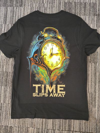 *NEW RELEASE* Zero13 Time slips away, Black T-Shirt, brand new, all sizes