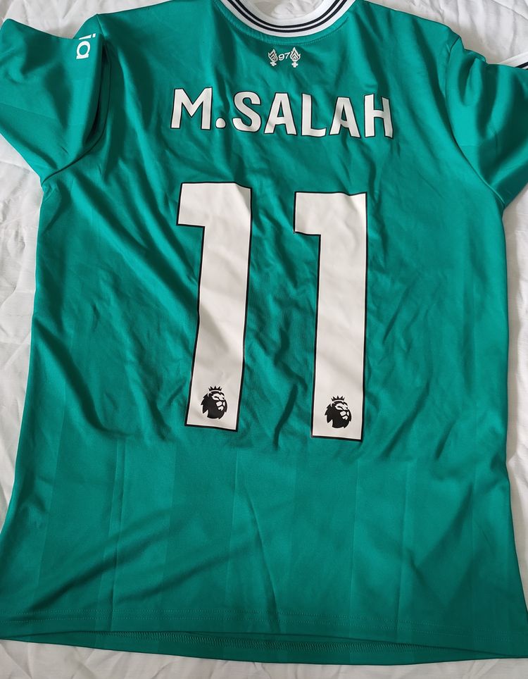 Lot30 14  AGE M.SALAH Adidas Liverpool Football Club Jersey image 2