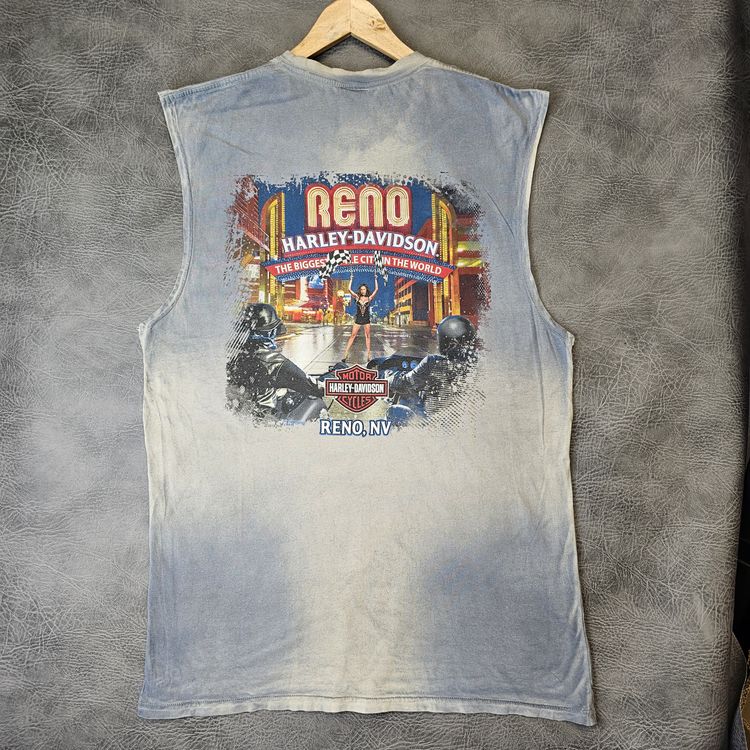 Harley Davidson Vintage Harley Davidson  90s t Shirt  Sleeveless Tee L Mens Graphic tee  product image