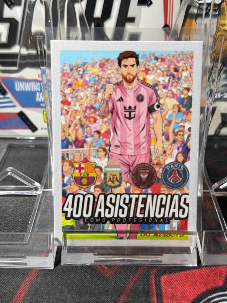 400 Asistencias Soccer Card