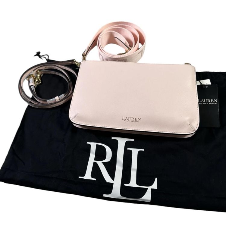 Immagine di Ralph Lauren Landyn Medium Leather Crossbody Bag 4