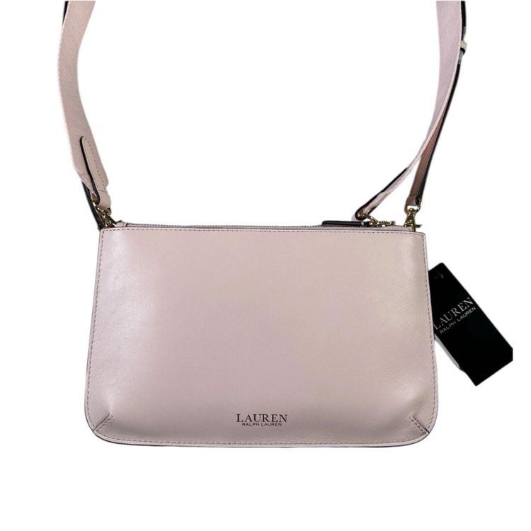 Ralph Lauren Opal Pink Landyn Medium Leather Crossbody Bag image 1
