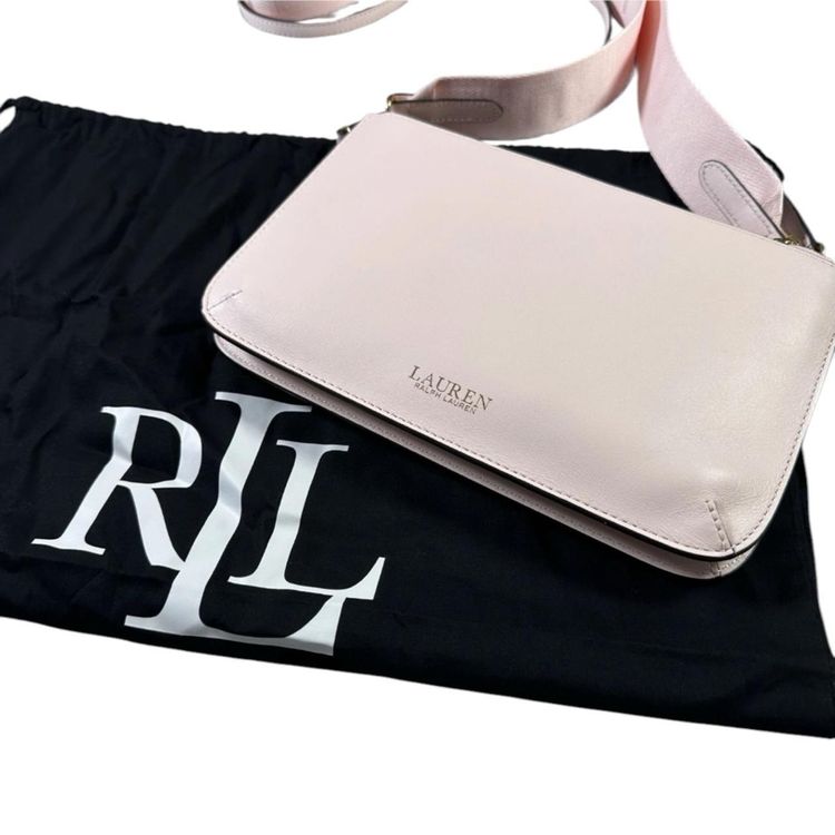 Immagine di Ralph Lauren Landyn Medium Leather Crossbody Bag 5