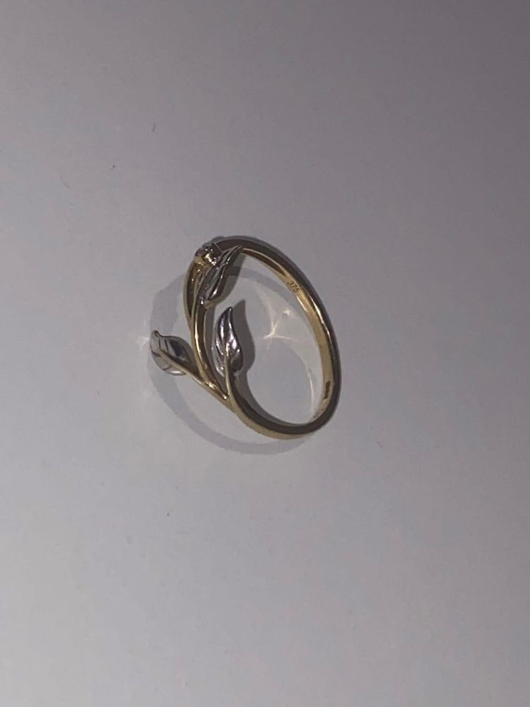 Leaf 9ct Gold-Tone Leaf Design Ring product image