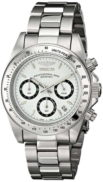 Invicta Speedway 200M Chronograph White Dial 9211 Men's Watch 1