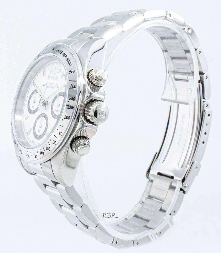 Invicta Speedway 200M Chronograph White Dial 9211 Men's Watch 5