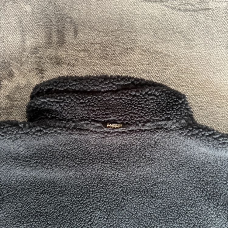 Authentic Napapijri Dark Charcoal Yupik Vest Fleece - 3XL imagen 8