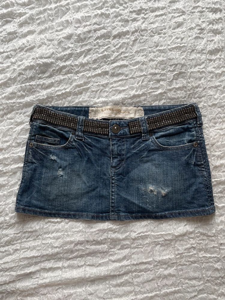 River Island y2k low rise micro mini skirt product image