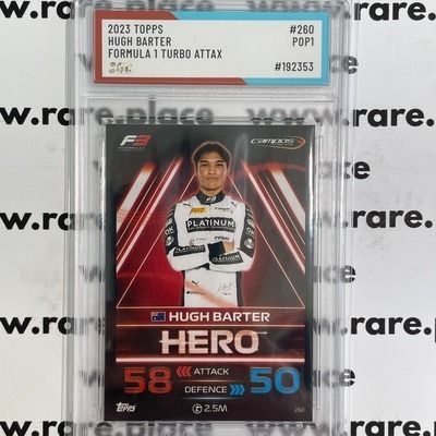 SOC POP 1 Hugh Barter #260 2023 Topps Hugh Barter Turbo Attax-AU
