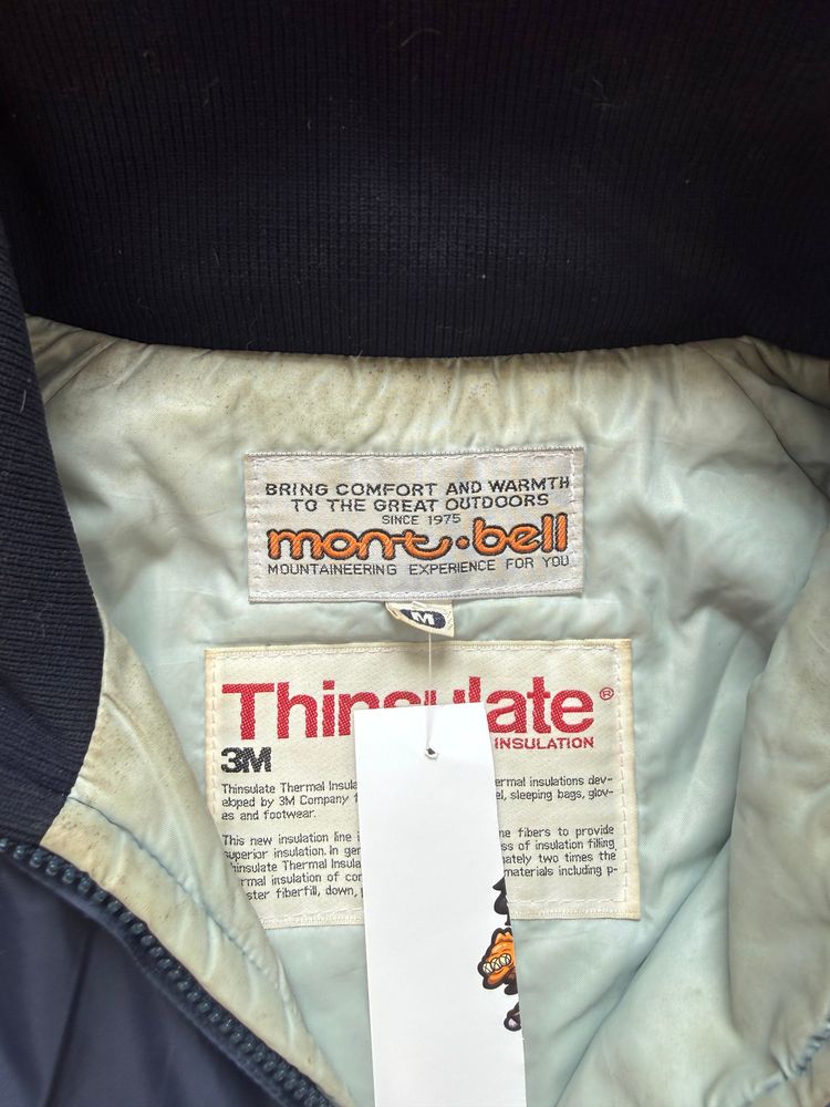 Vintage 90s Montbell Two Tone Quarter Zip Goretex Puffer (S/M) image 7