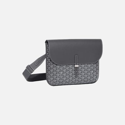 Goyard Coursier Messenger Bag Grey