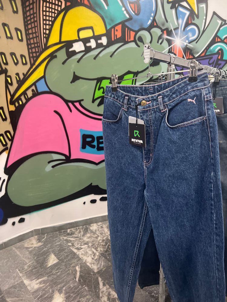 Puma Blue Denim Jeans